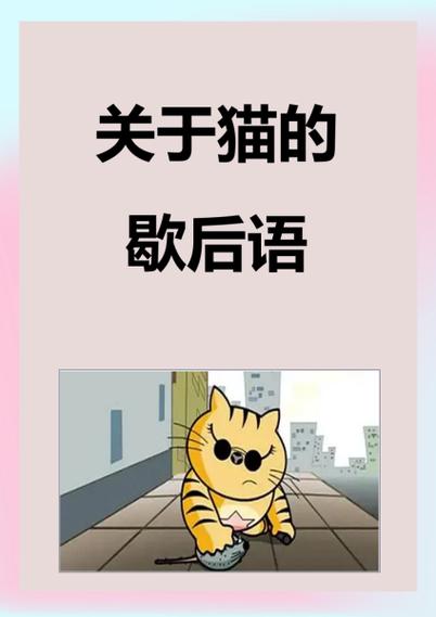猫撩狗歇后语