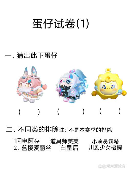 蛋仔试卷怎么做