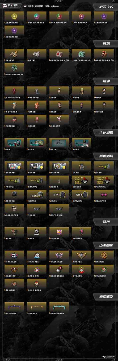 火线特战队军阶及装备