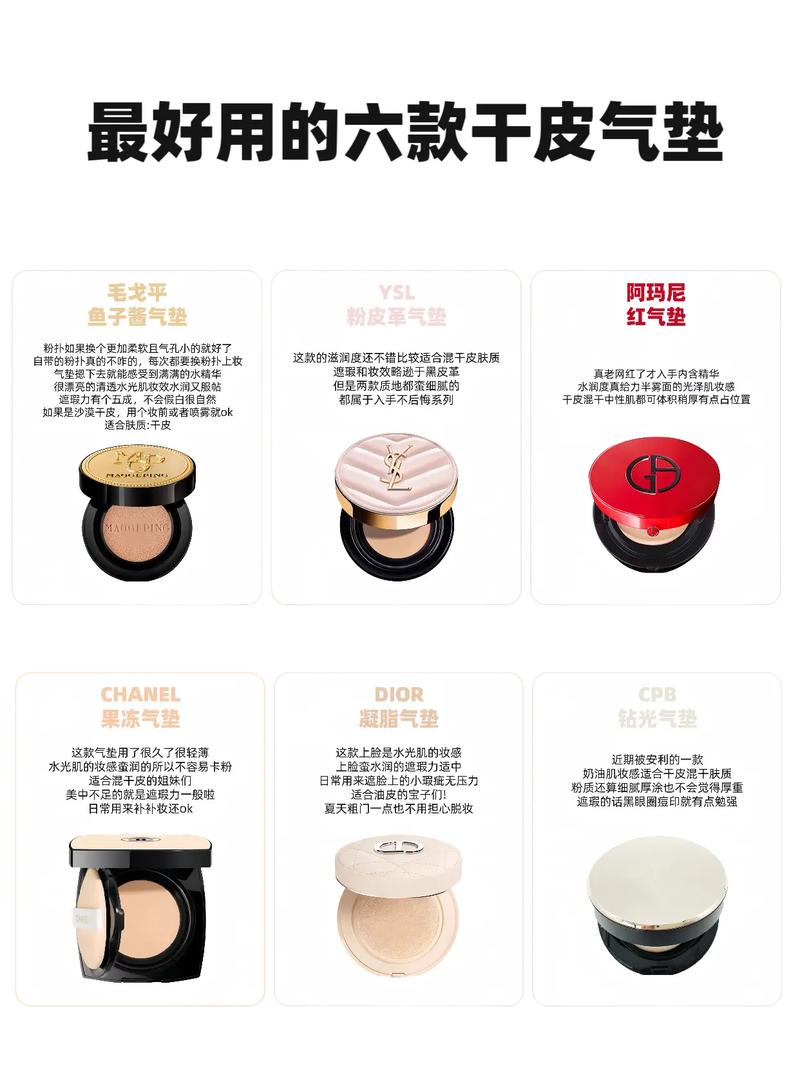 口碑比较好的干皮气垫有哪些?阿玛尼气垫干皮用哪款
