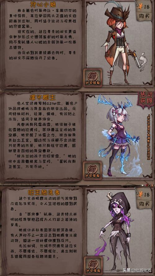 《异化之地》全角色分析汇总