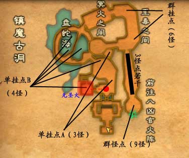 诛仙手游镇魔古洞位置在哪里