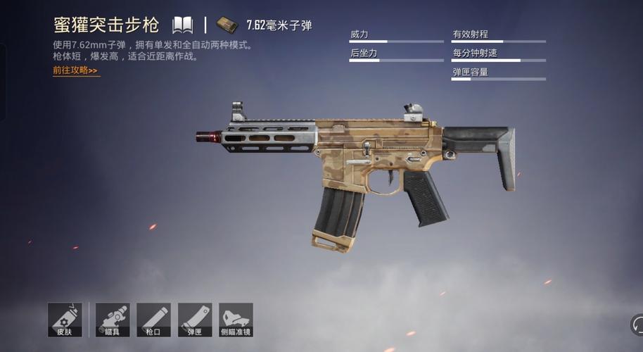 绝地求生AUG枪械数据详解AUG强度评测