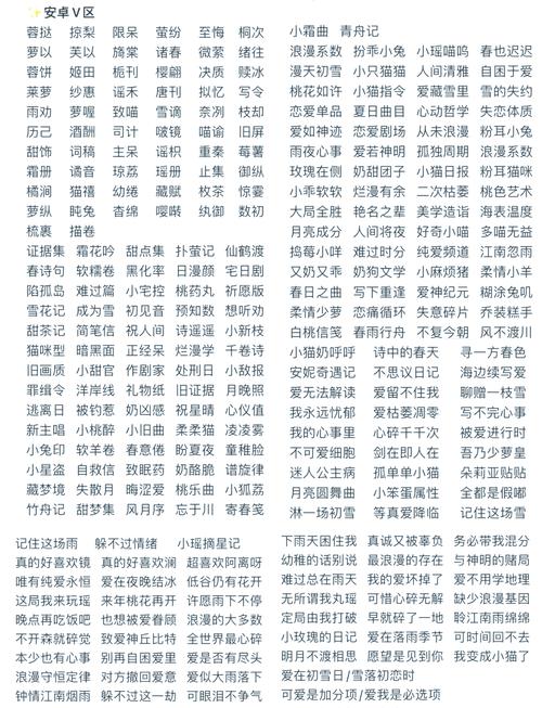 霸气的女生游戏名有哪一些?